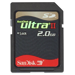SanDisk 2.0GB Ultra II Secure Digital Memory Card